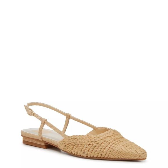 Dolce Vita Women's Emmie Flat in Natural Size 9.5 Medium - Picture 1 of 1